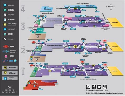 eaton centre toronto map.